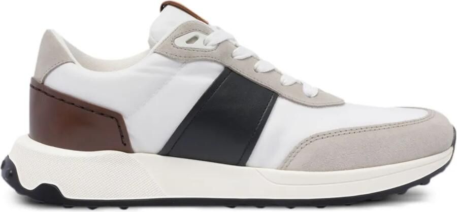 Tod's Sneakers met colourblocking Wit