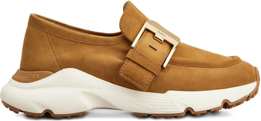 Tod's Sneakers met gesp Bruin