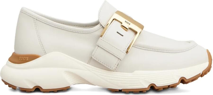 Tod's Sneakers met gespbandje Beige