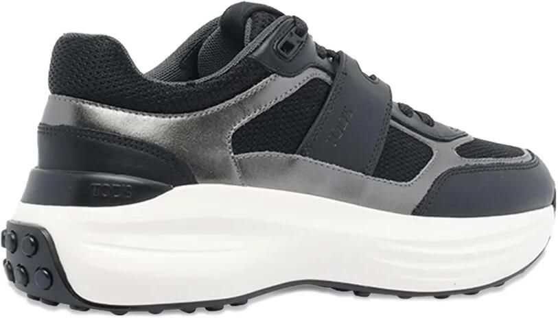 Tod's Sneakers met leren vlakken Grijs - Foto 3