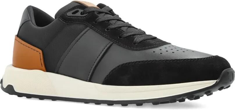 Tod's Sneakers met leren vlakken Zwart