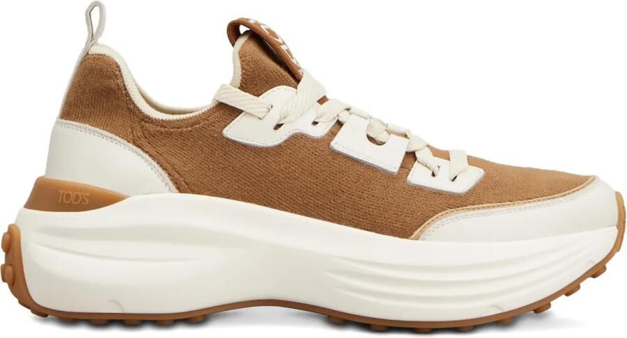 Tod's Sneakers met logodetail Bruin