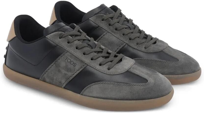 Tod's Sneakers met suède vlakken Grijs - Foto 3