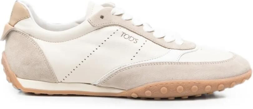 Tod's Sneakers met suède vlakken Wit