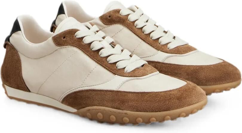 Tod's Sneakers van suède en stof Beige - Foto 4