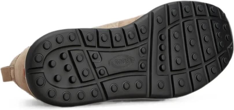 Tod's Sneakers van wolblend met suède vlakken Beige - Foto 4