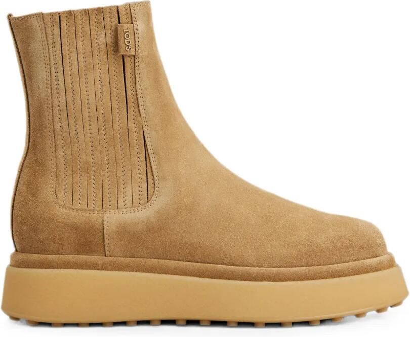 Tod's Suède Chelsea laarzen Beige