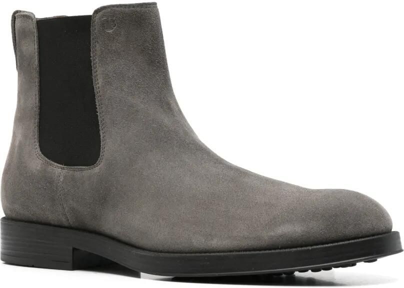 Tod's Suède Chelsea laarzen Grijs - Foto 3