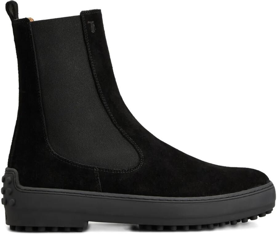 Tod's Suède Chelsea laarzen Zwart
