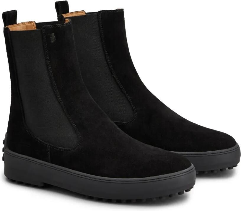 Tod's Suède Chelsea laarzen Zwart - Foto 2