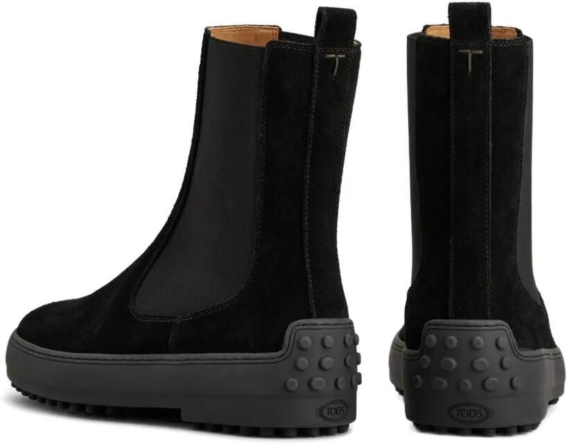 Tod's Suède Chelsea laarzen Zwart - Foto 4