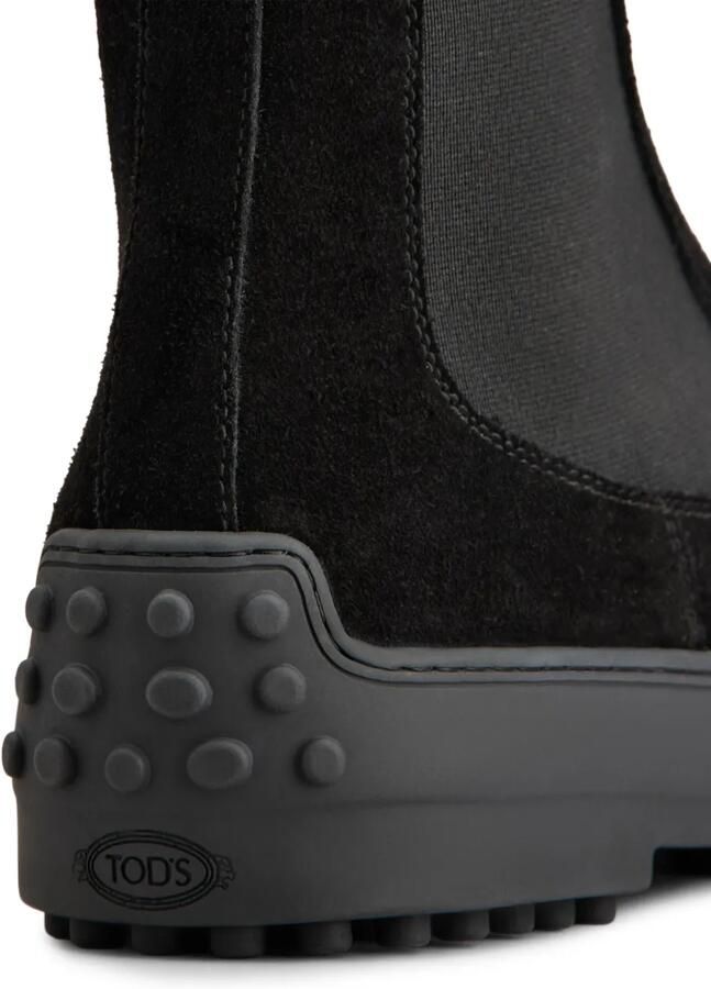 Tod's Suède Chelsea laarzen Zwart - Foto 3