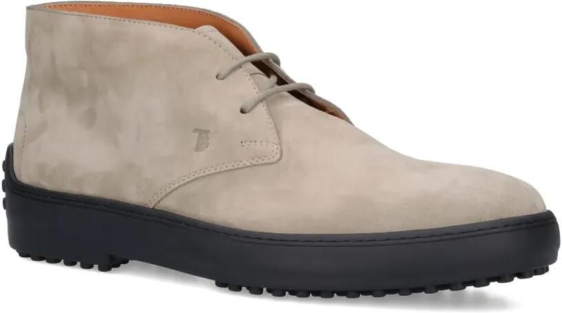 Tod's Suède desert boots Beige