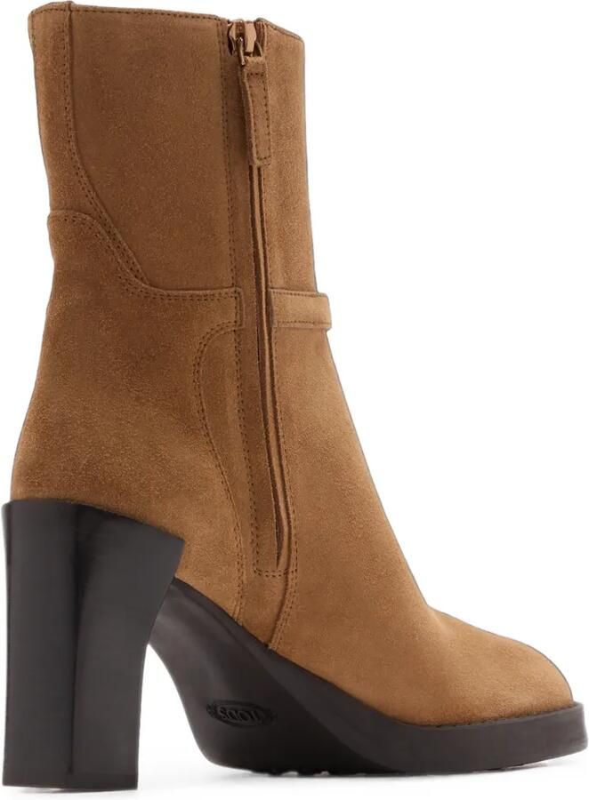 Tod's Suède enkellaarzen Bruin - Foto 3