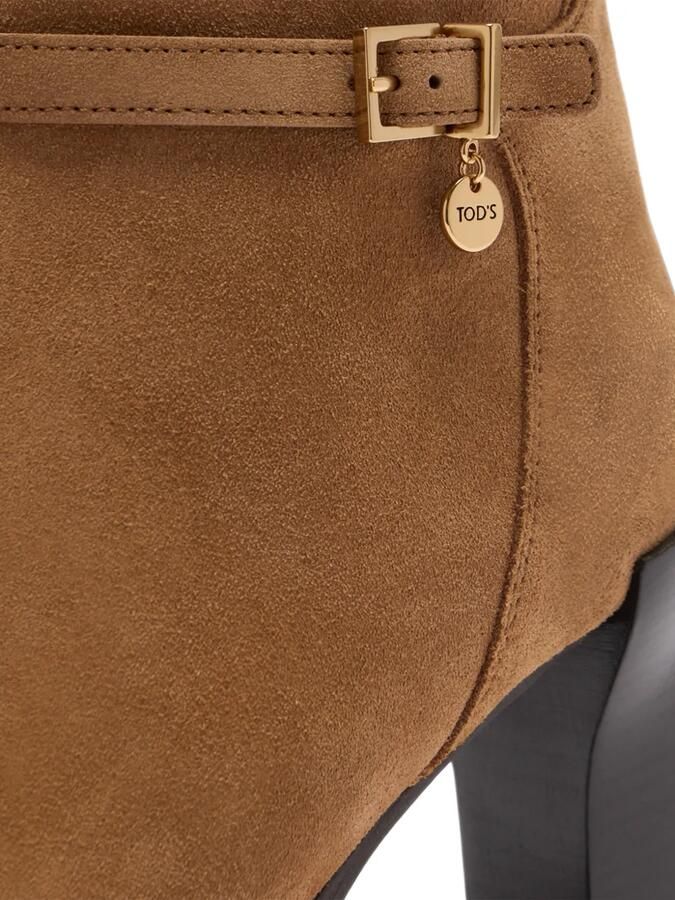Tod's Suède enkellaarzen Bruin - Foto 2