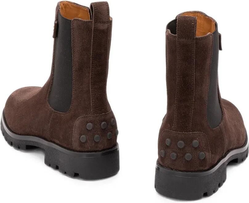 Tod's Suède enkellaarzen Bruin - Foto 3