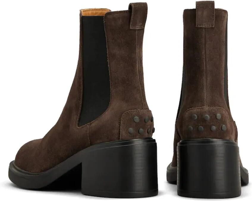 Tod's Suède enkellaarzen Bruin - Foto 4