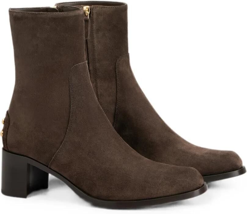 Tod's Suède enkellaarzen met Gommini-studs Bruin - Foto 3