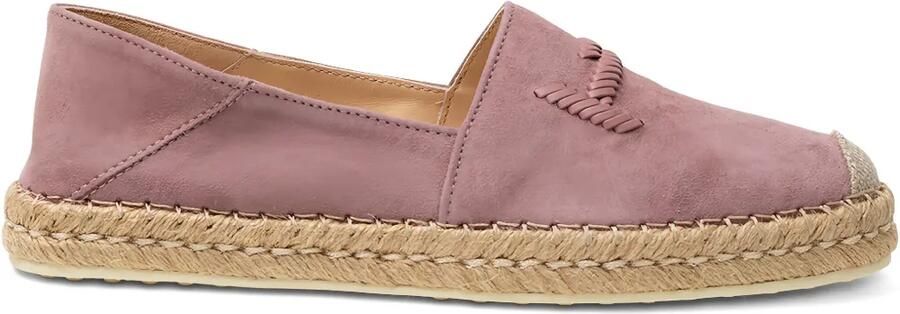 Tod's Suède espadrilles Roze