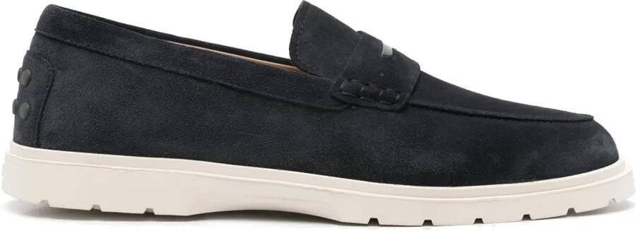 Tod's Suède loafers Blauw