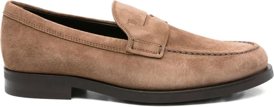 Tod's Suède loafers Bruin