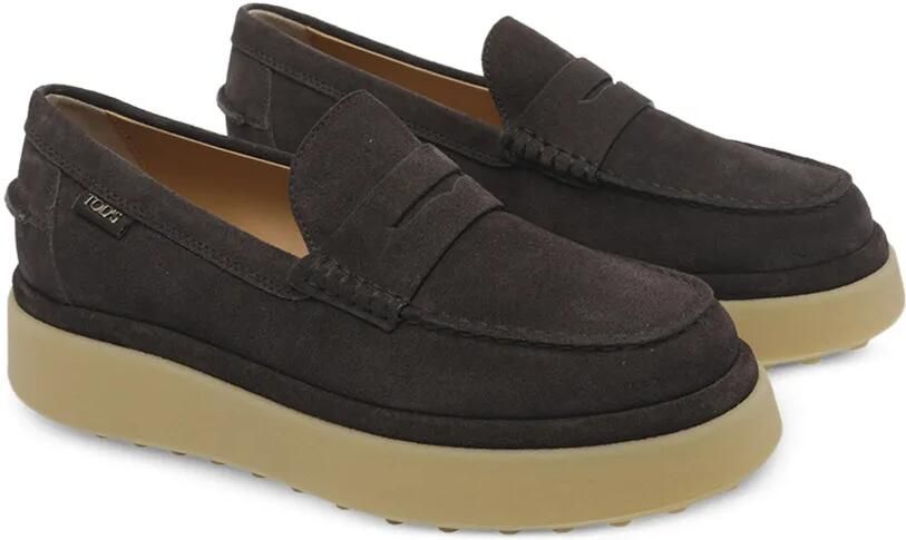 Tod's Suède loafers Bruin - Foto 4