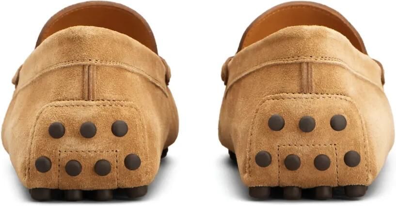 Tod's Suède loafers verfraaid met ketting Beige - Foto 3