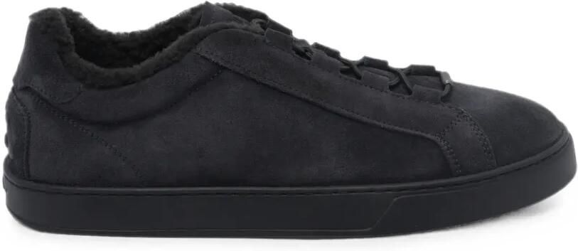 Tod's Suède low-top sneakers Zwart