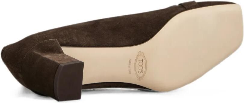 Tod's Suède pumps Bruin - Foto 5