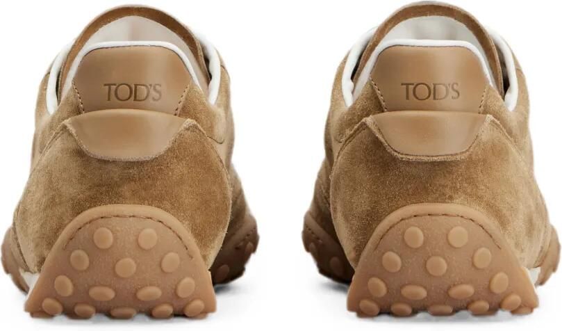 Tod's Suède sneakers met logo-reliëf Beige - Foto 3