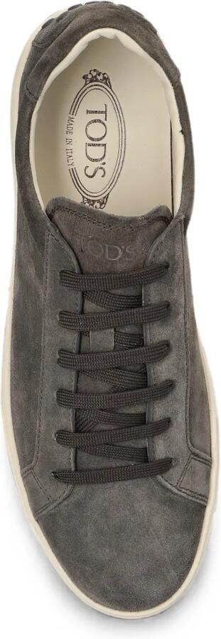 Tod's Suède sneakers met logo-reliëf Grijs - Foto 4