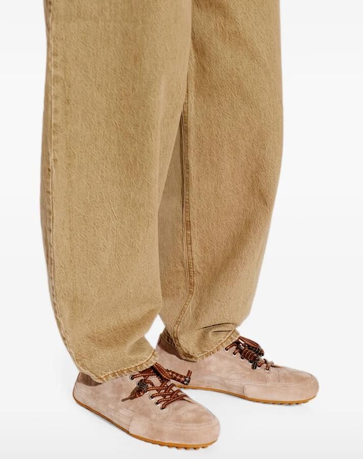 Tod's Suède sportschoenen Beige - Foto 2