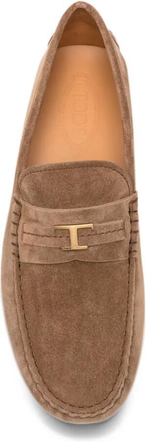 Tod's T Timeless Gommino loafers Beige - Foto 4
