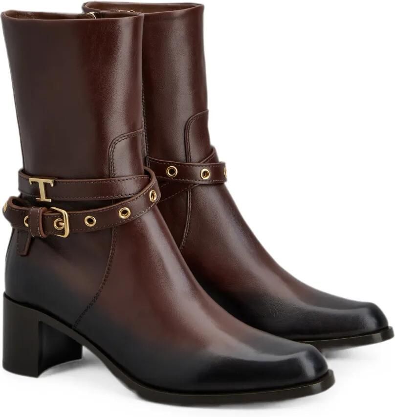 Tod's T Timeless laarzen met gesp Bruin - Foto 3