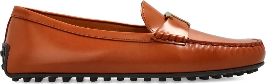 Tod's T Timeless leren loafers Bruin