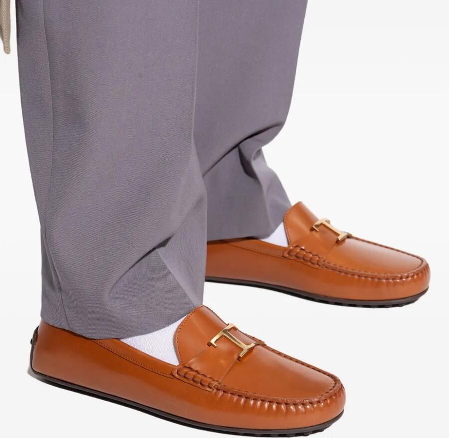 Tod's T Timeless leren loafers Bruin - Foto 2
