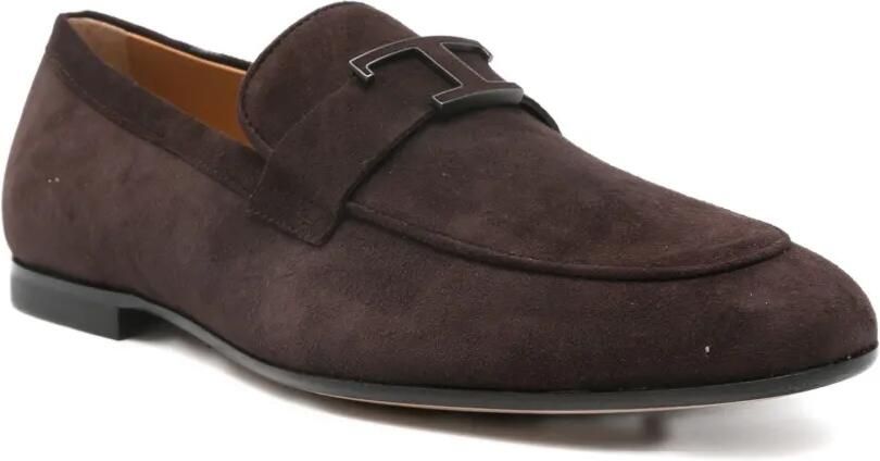 Tod's T Timeless pashmy suède loafers Bruin - Foto 2