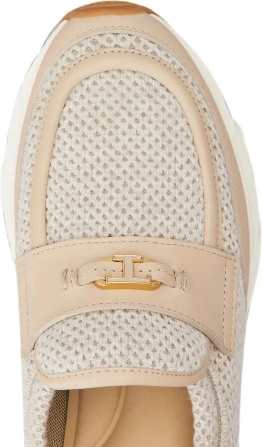 Tod's T Timeless sneakers met mesh vlak Beige - Foto 2