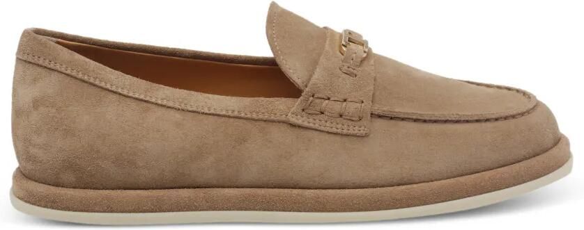 Tod's T-Timeless suède loafers Beige