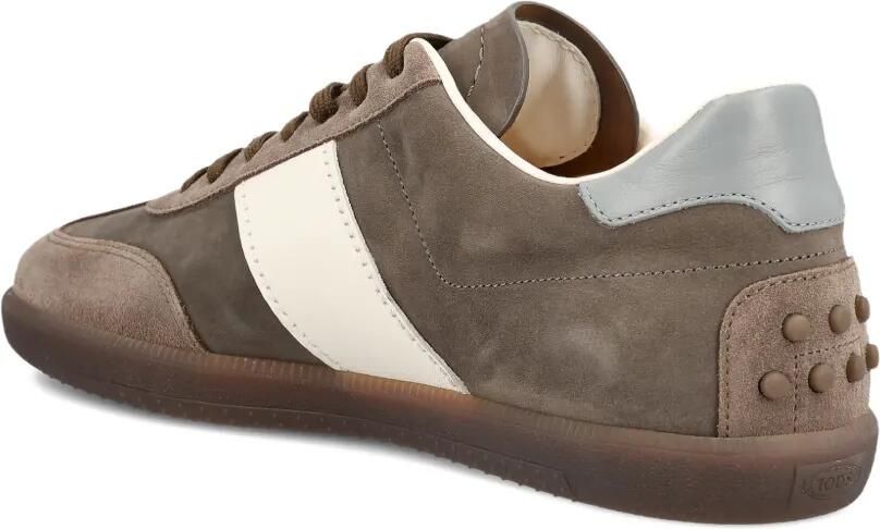 Tod's Tabs gestreepte sneakers met vlakken Bruin - Foto 2