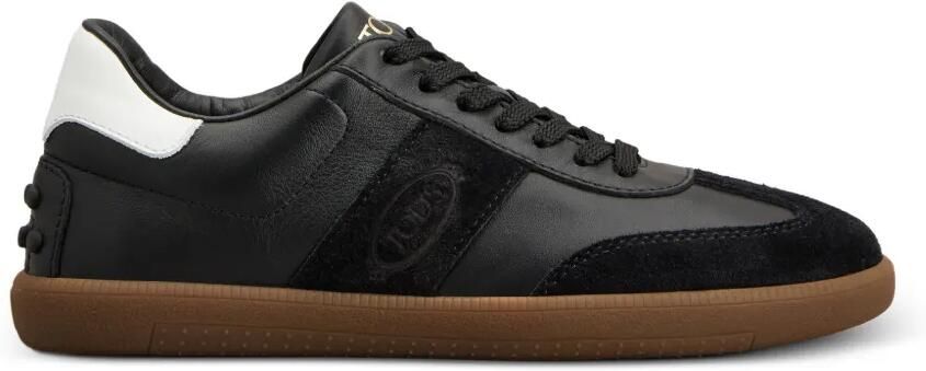 Tod's Tabs leren sneakers met vlakken Zwart - Foto 5