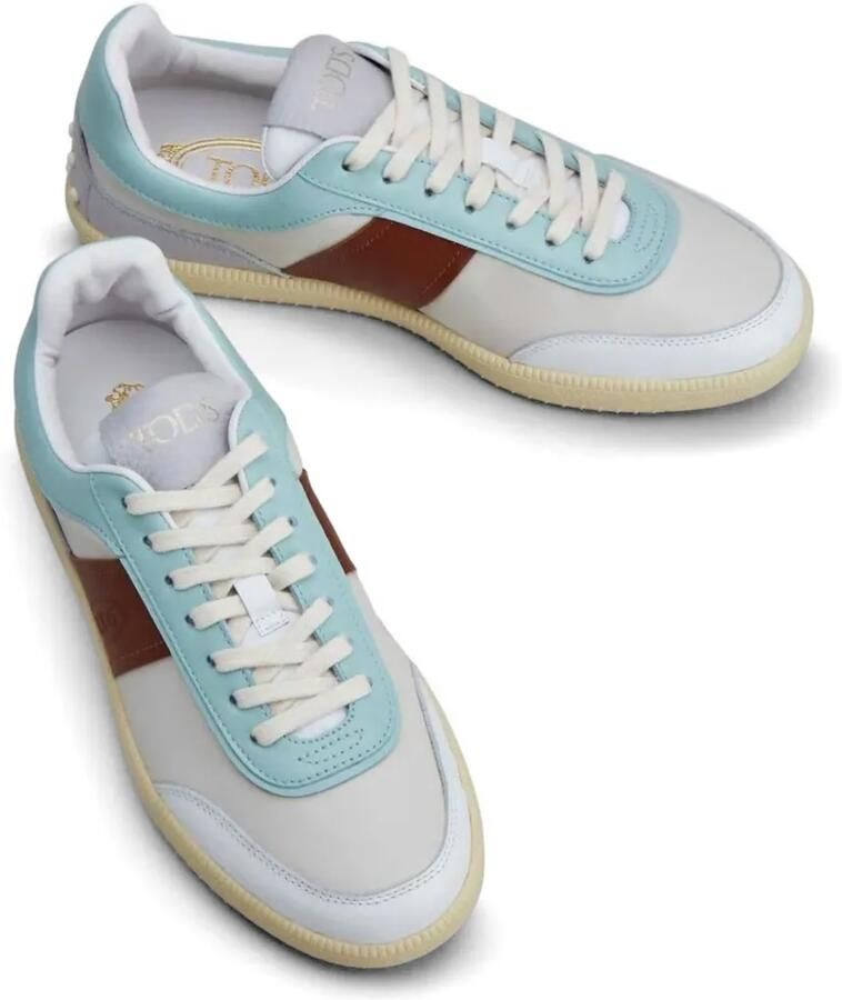 Tod's Tabs leren sneakers Wit - Foto 2