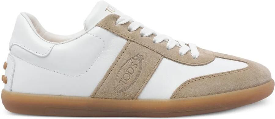 Tod's Tabs sneakers met logodetail Wit
