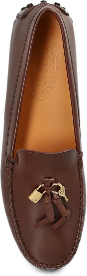 Tod's Leren loafers met kwastje Bruin - Foto 4