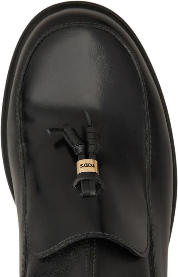 Tod's tassel-detail over-the-knee boots Zwart - Foto 4