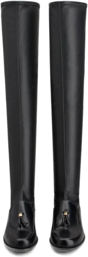 Tod's tassel-detail over-the-knee boots Zwart - Foto 5