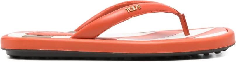 Tod's Teenslippers met streepdetail Oranje - Foto 2