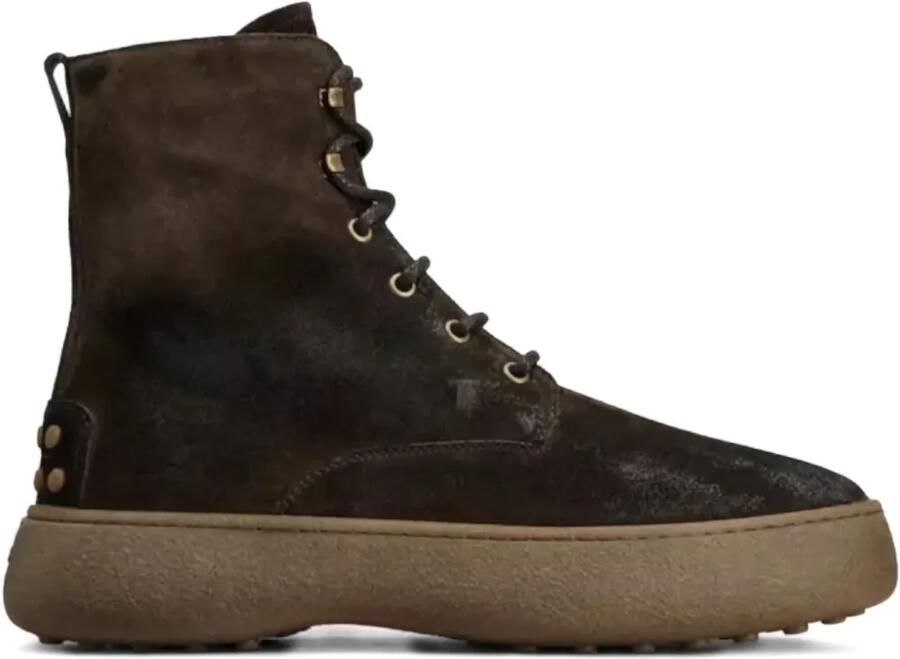 Tod's Veterlaarzen met monogram-reliëf Bruin