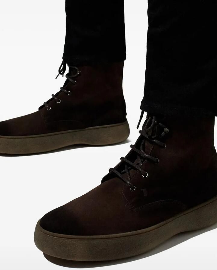 Tod's Veterlaarzen met monogram-reliëf Bruin - Foto 3