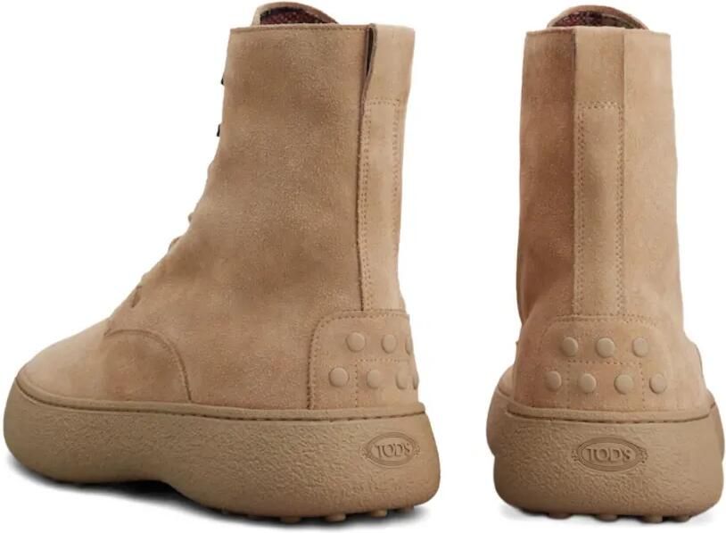 Tod's Veterlaarzen met reliëf Beige - Foto 5